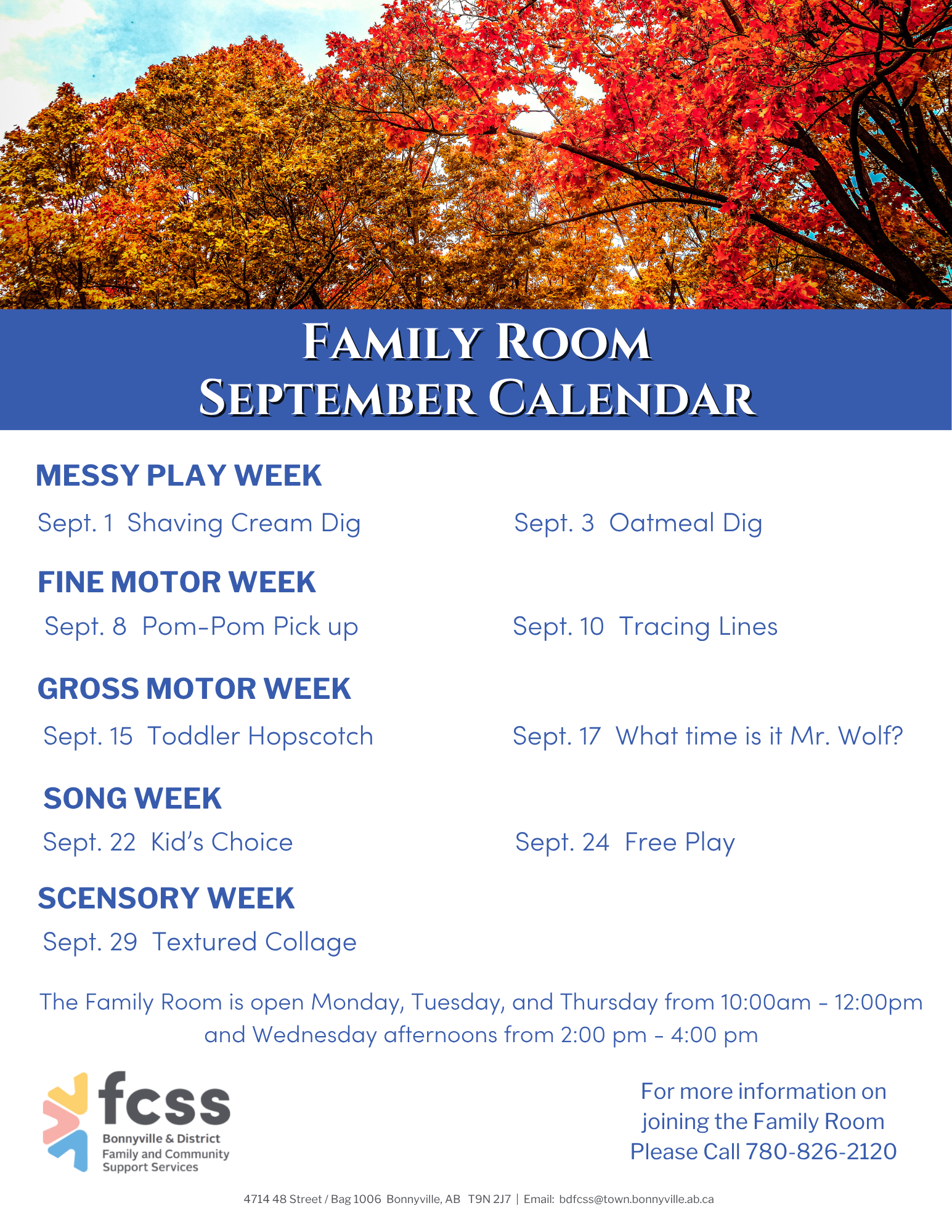 Family Room September